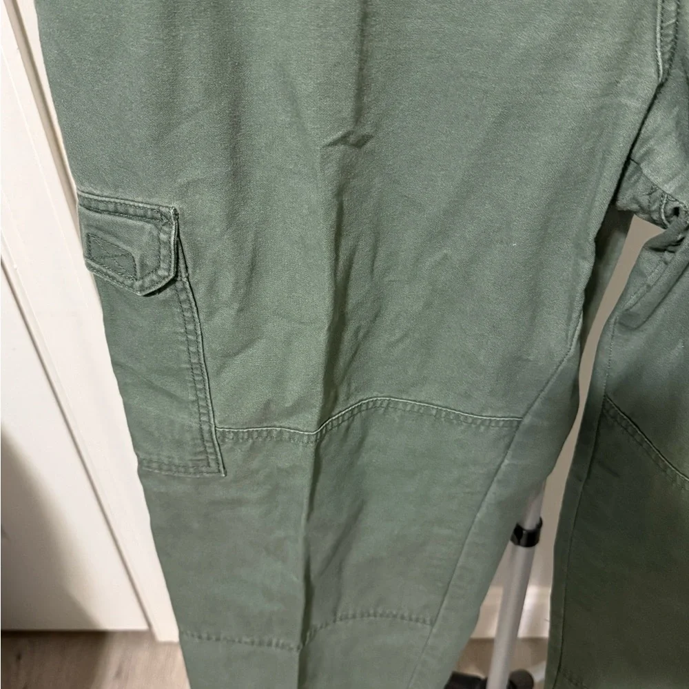 5.11 Tactical Heavy Canvas Cargo Pants Green Work Utility Mens 42x32